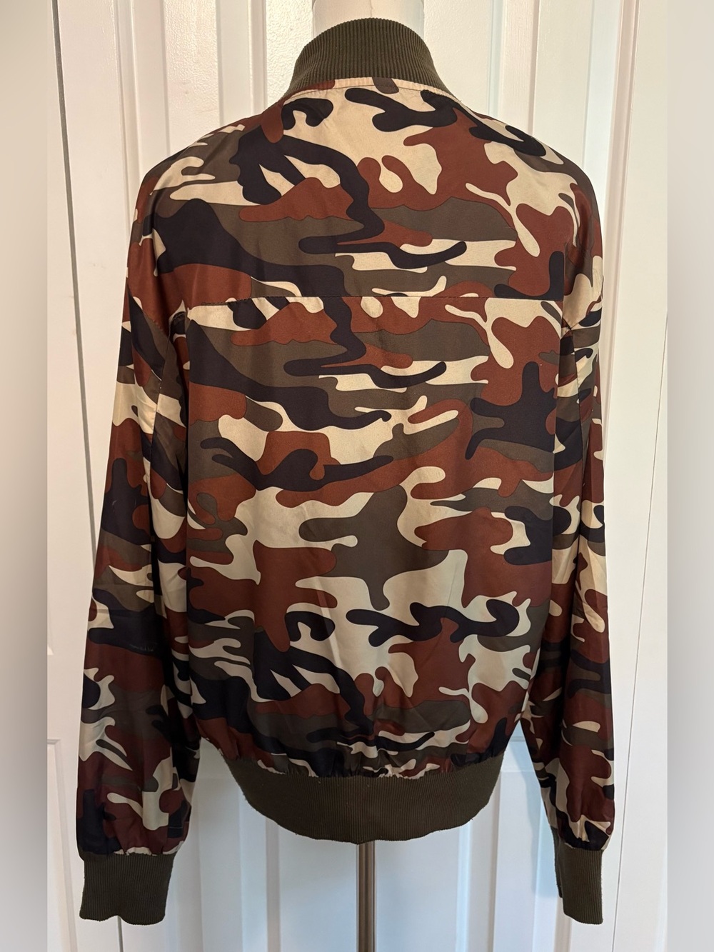 Love Love Love Camo Print Bomber Jacket - Women's, 1x View 2